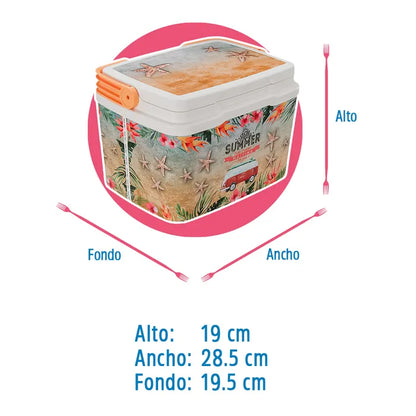 Hielera rígida de plástico summer de 5 L 34005 Chef Market