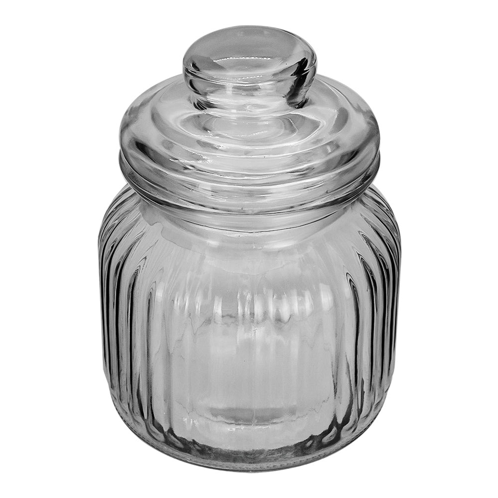 Frasco de vidrio con tapa hermética 700 ml ATGS25 Home Sweet Home