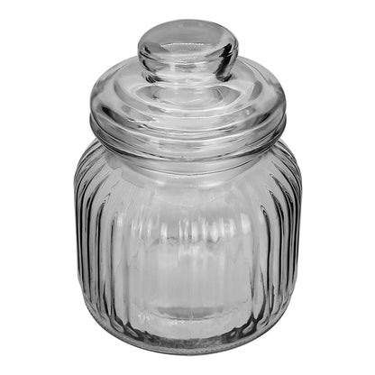 Frasco de vidrio con tapa hermética 700 ml ATGS25 Home Sweet Home