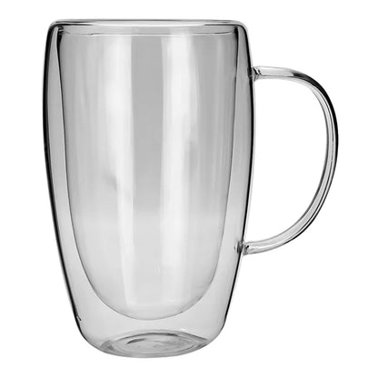 Juego de 2 tazas de vidrio de doble pared 400 ml BG06 Home Sweet Home