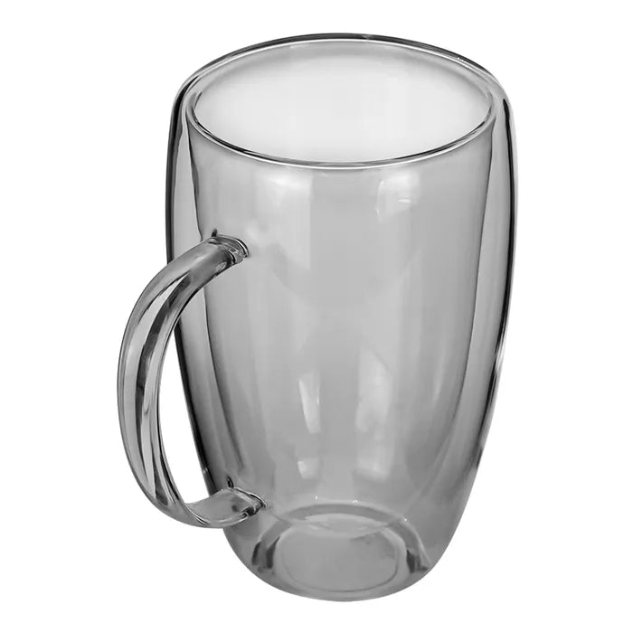 Juego de 2 tazas de vidrio de doble pared 400 ml BG06 Home Sweet Home