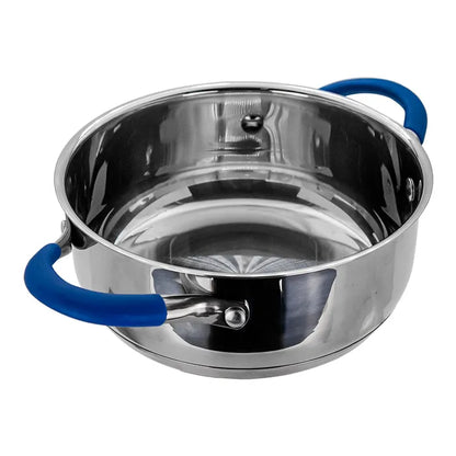 Olla acero inoxidable acabado espejo con tapa 2 L AS10 Qualité