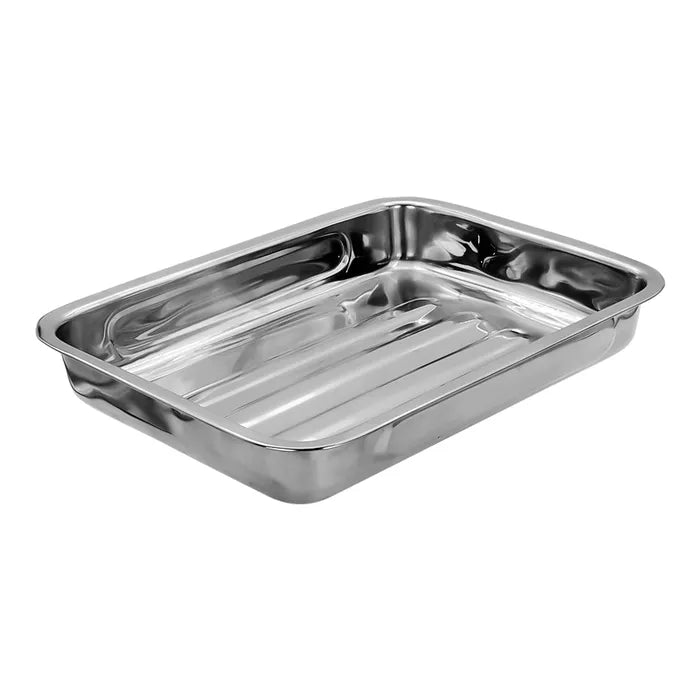 Charola lasagna 40 cm acero inoxidable Qualité