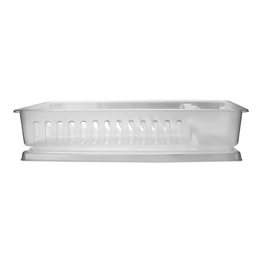 Escurridor para platos de plástico con base transparente 011014T Kitchen Pro