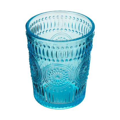 Vaso de vidrio con relieve 260 ml ATH-746 Home Sweet Home