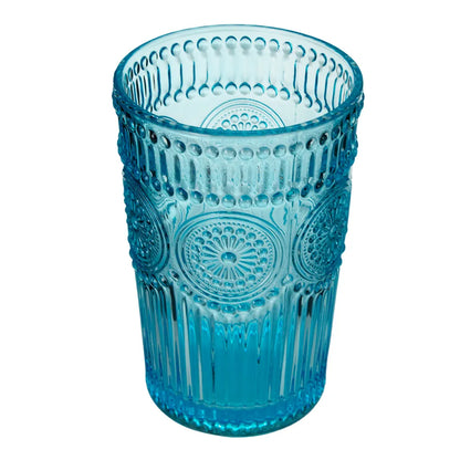 Vaso de vidrio con relieve 355 ml ATH-7 Home Sweet Home