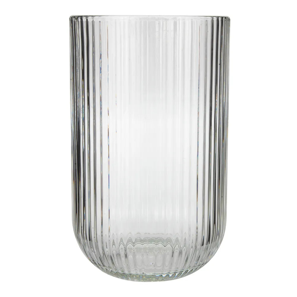 Juego de vasos de vidrio con relieve 6 piezas ATH-868 Chef Market