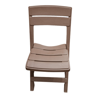 Juego de 1 mesa y 2 sillas plegables Barú plástico mocca 13835 Rimax