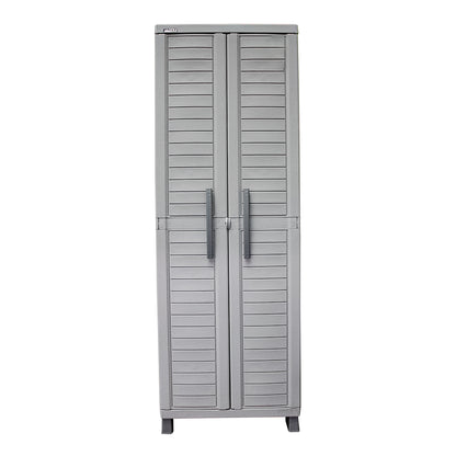Armario Barú plástico grande gris 13838 Rimax