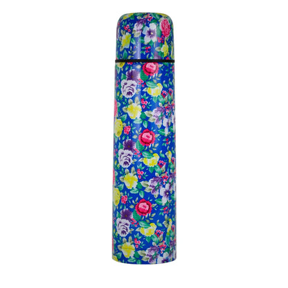 Thermo de acero inoxidable con diseño floral de 1 L