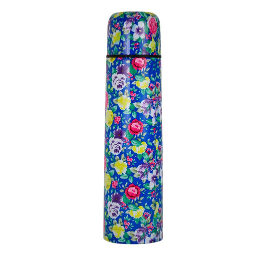 Thermo de acero inoxidable con diseño floral de 1 L