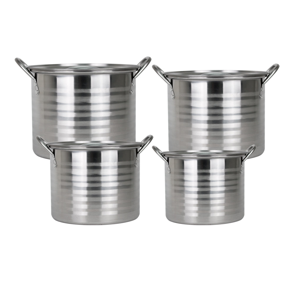 Set de cuatro ollas con tapas Qualité