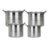 Set de cuatro ollas con tapas Qualité