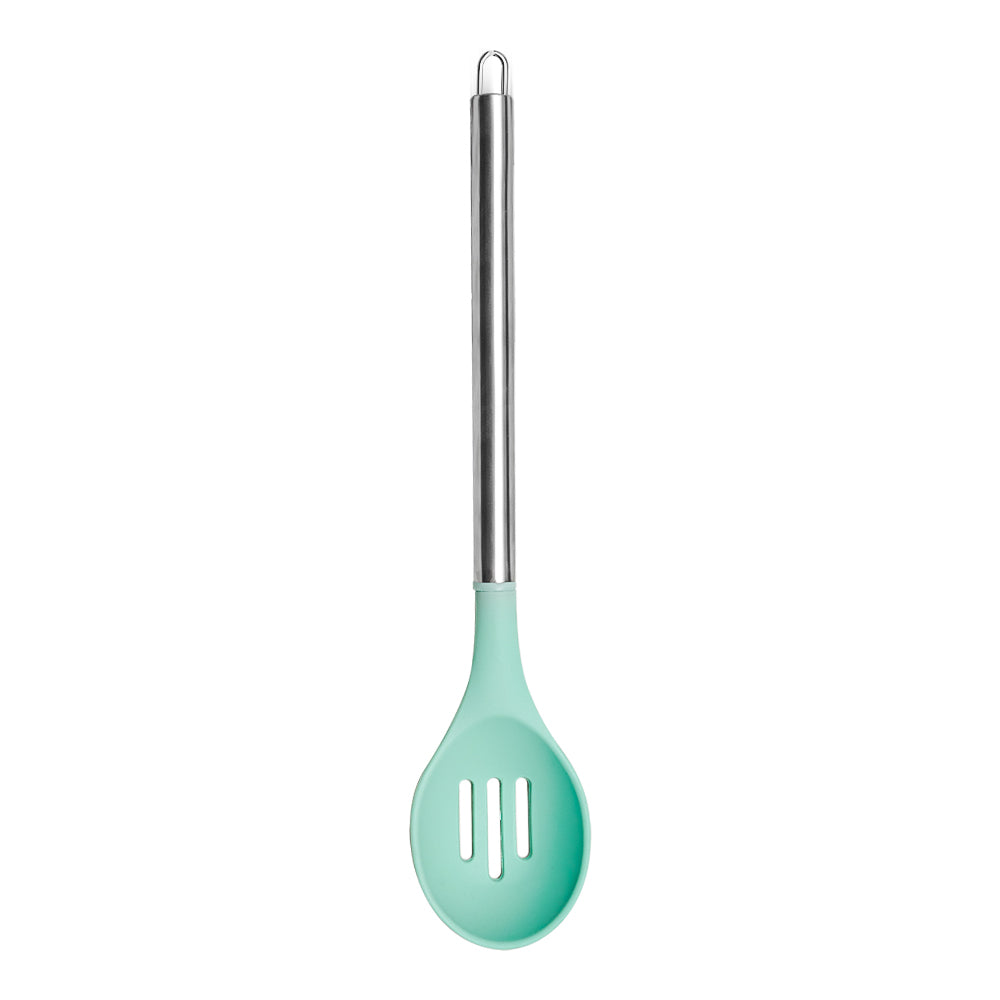 Cuchara ranurada de acero y punta de silicón varios colores ATU02B Home Sweet Home