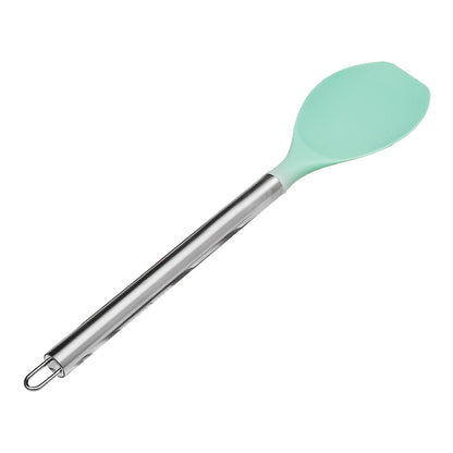 Cuchara plana de acero y punta de silicón varios colores ATU02E Home Sweet Home