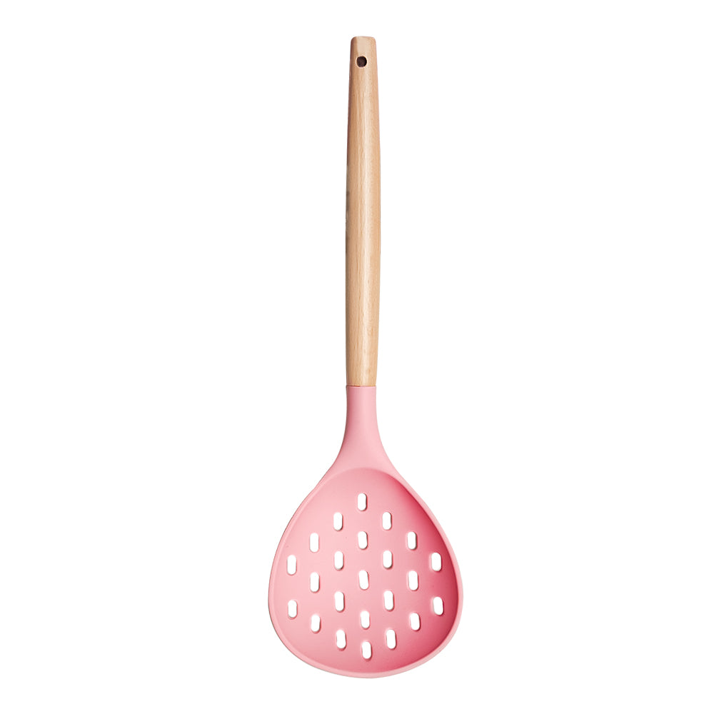 Espumadera de madera y punta de silicón varios colores ATU03F Home Sweet Home