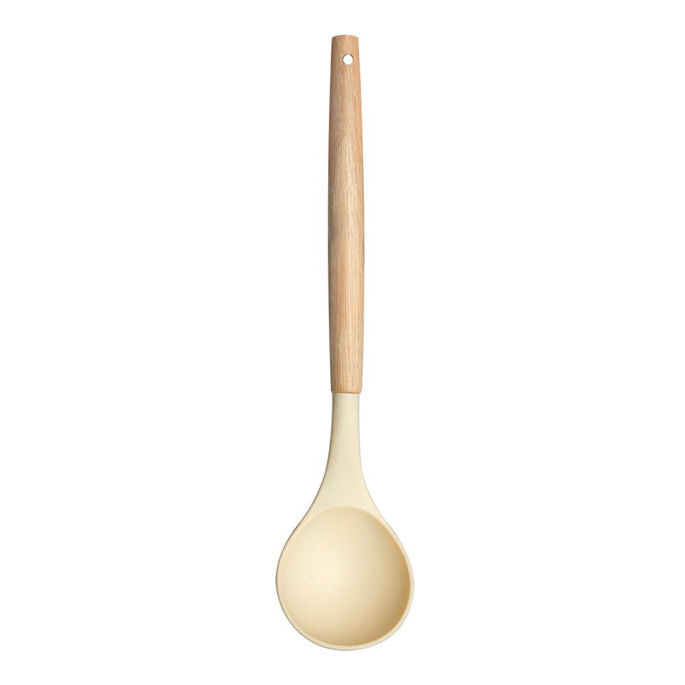Cucharón de madera y punta de silicón varios colores ATA24111F Home Sweet Home