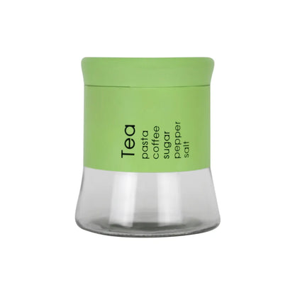 Frasco de vidrio con tapa de color 800 ml
