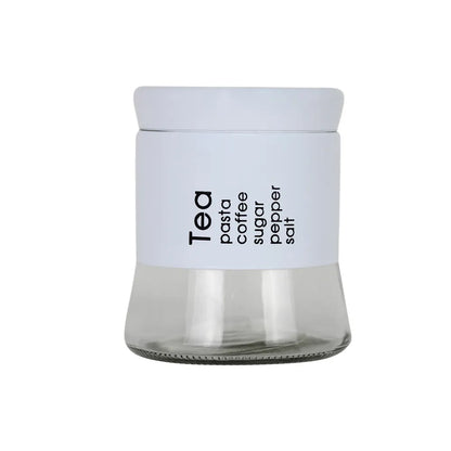 Frasco de vidrio con tapa de color 800 ml