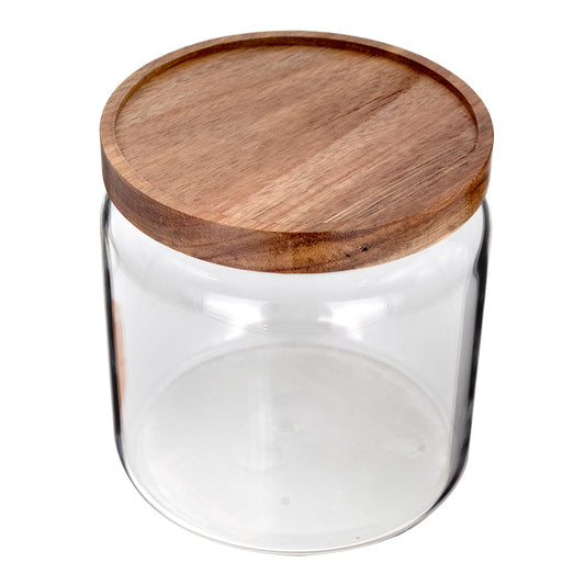 Frasco de borosilicato con tapa de acacia 1.3 L 23SGPGKFDP-3 Home Sweet Home