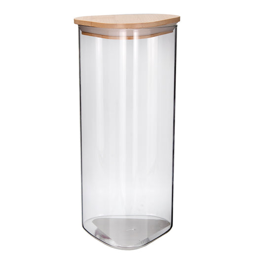 Frasco triangular de borosilicato y bambú 1.250 L 24SGPGSJX-2 Home Sweet Home