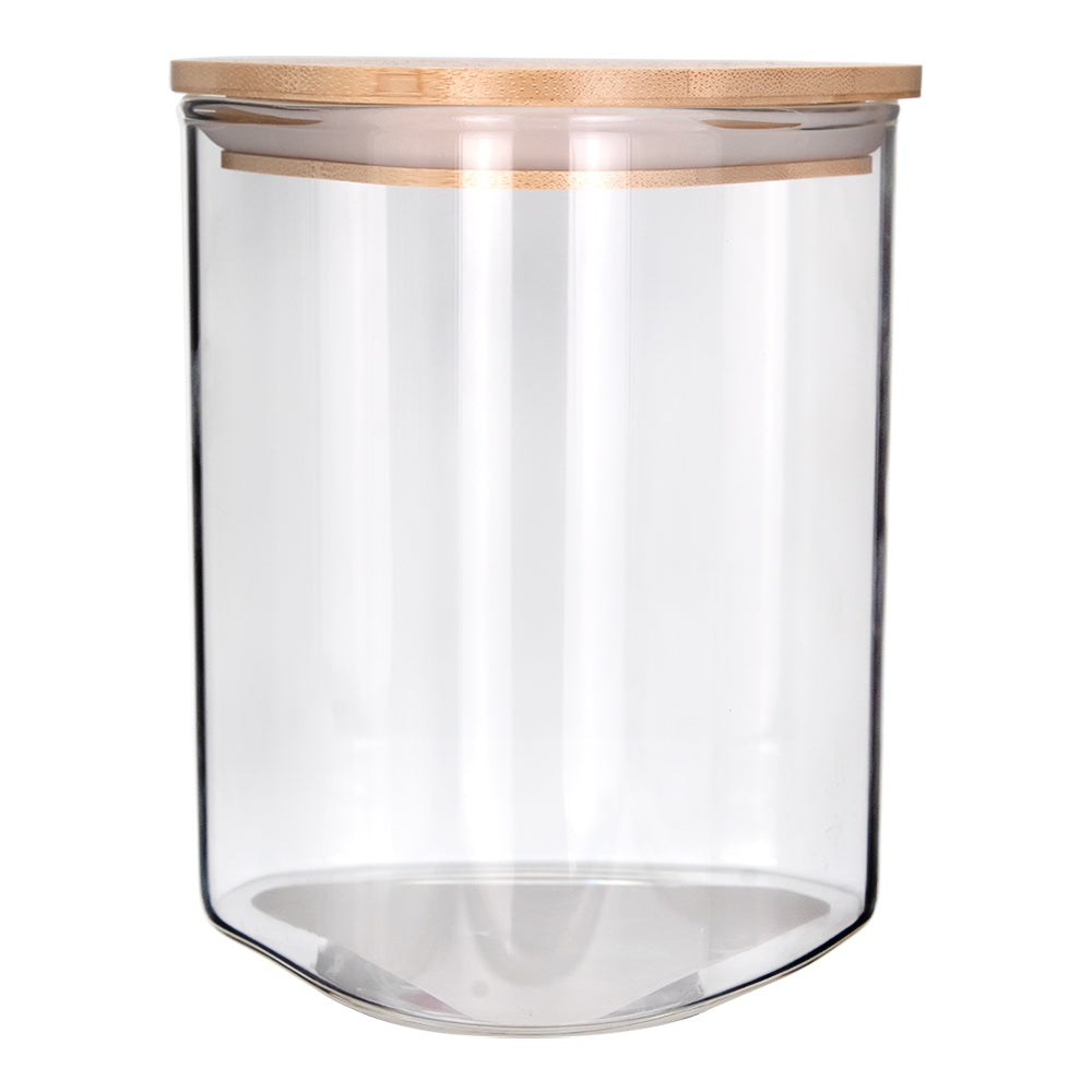 Frasco triangular de borosilicato y bambú 650 ml 24SGPGSJX-4 Home Sweet Home