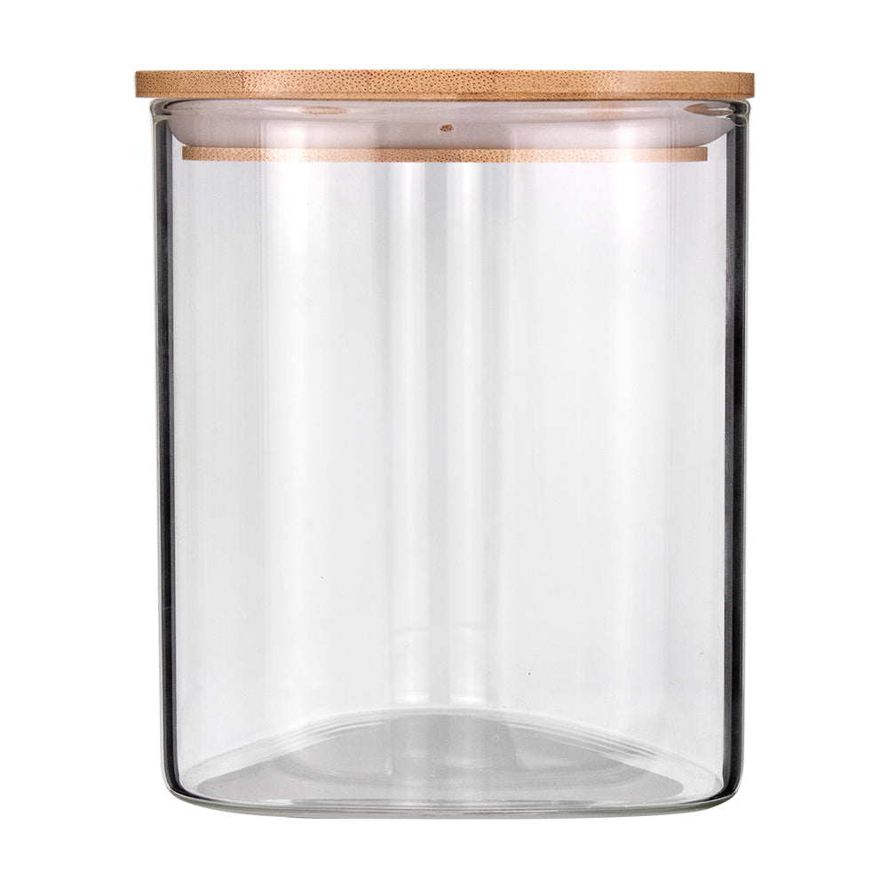 Frasco triangular de borosilicato y bambú 650 ml 24SGPGSJX-4 Home Sweet Home