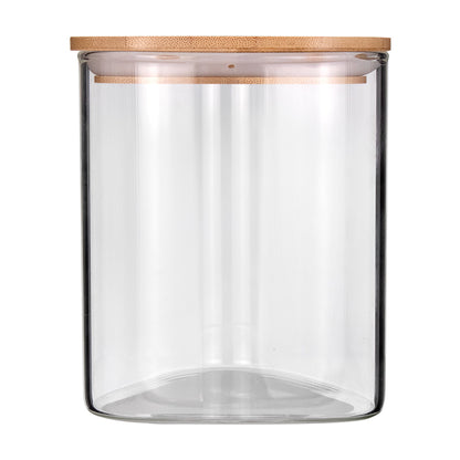 Frasco triangular de borosilicato y bambú 650 ml 24SGPGSJX-4 Home Sweet Home