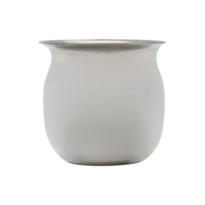 Cremera en forma de campana de acero inoxidable 10 oz