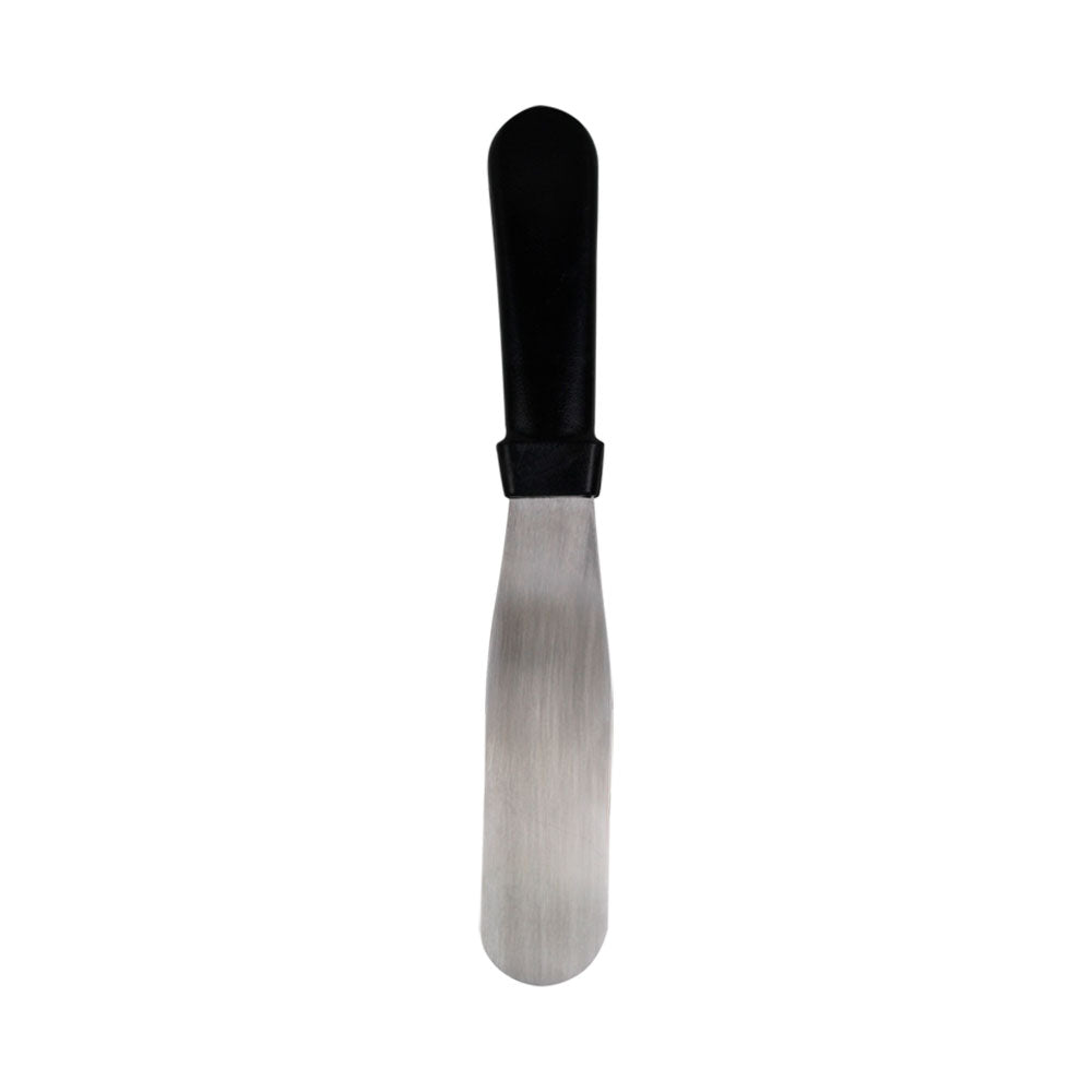 Espátula delgada con mango negro 18 cm