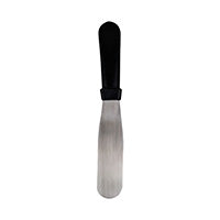 Espátula delgada con mango negro 18 cm