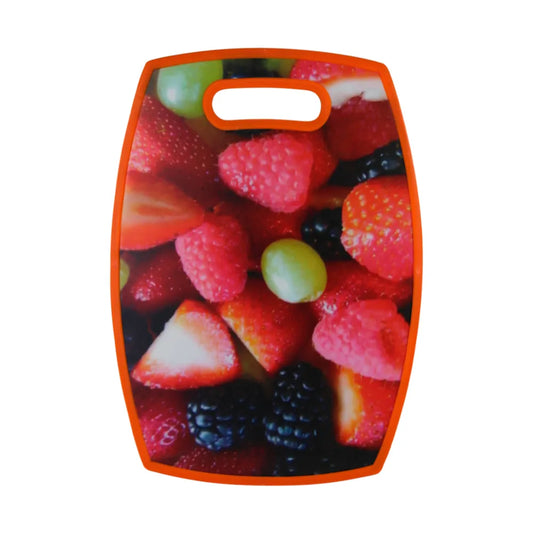 Tabla para picar con decorado frutal 23*37