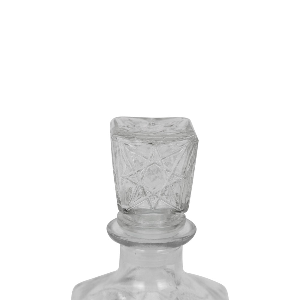 Licorera cuadrada de vidrio 800 ml