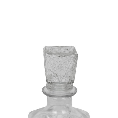 Licorera cuadrada de vidrio 800 ml