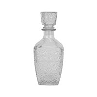 Licorera cuadrada de vidrio 800 ml