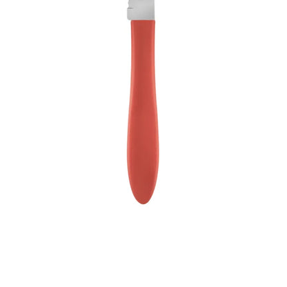 Cuchillo de asado mango color coral acero inoxidable