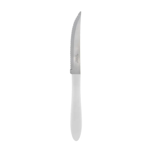 Cuchillo de asado blanco acero inoxidable