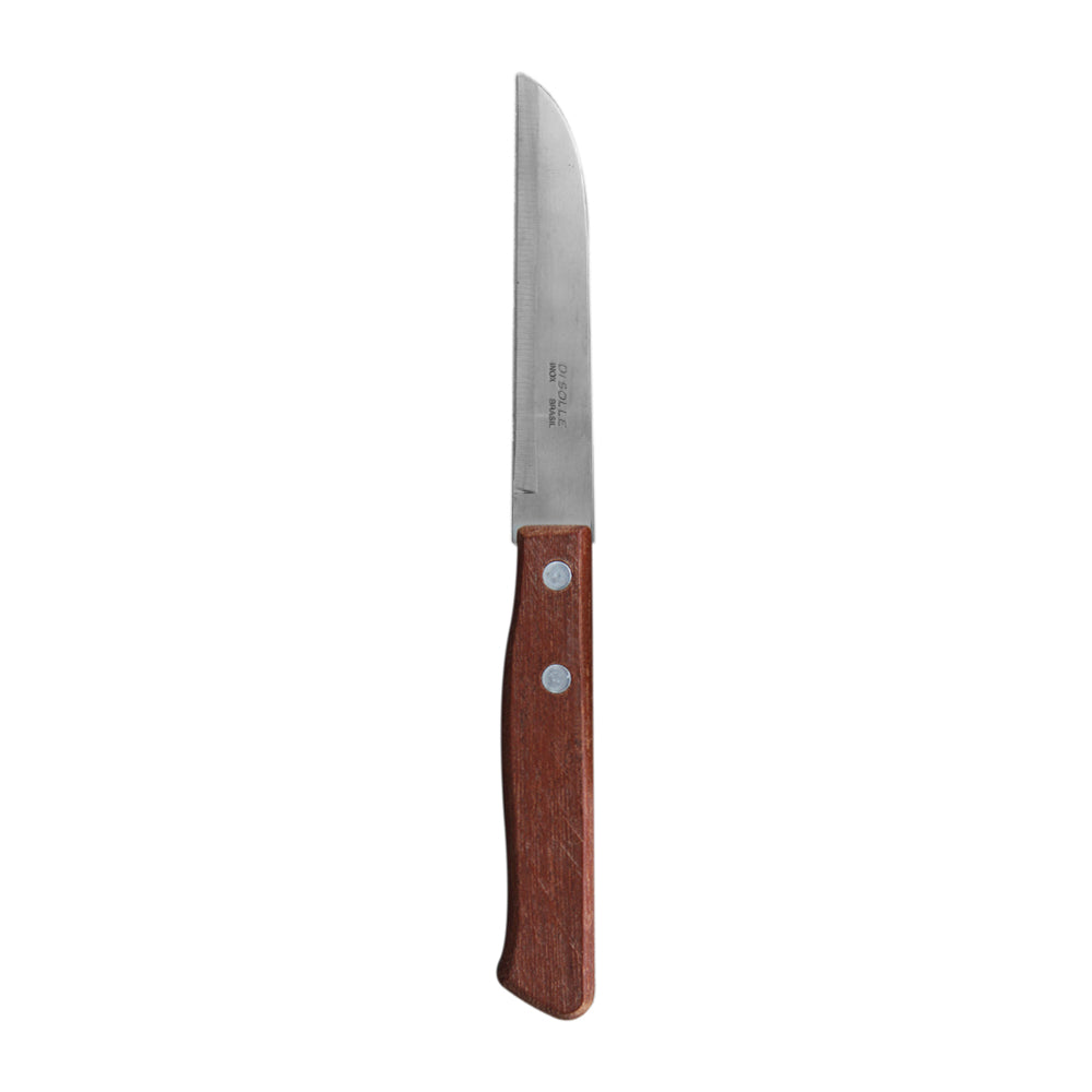 Cuchillo de legumbres acero inoxidable mango madera