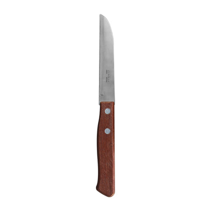 Cuchillo de legumbres acero inoxidable mango madera