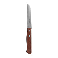 Cuchillo de legumbres acero inoxidable mango madera