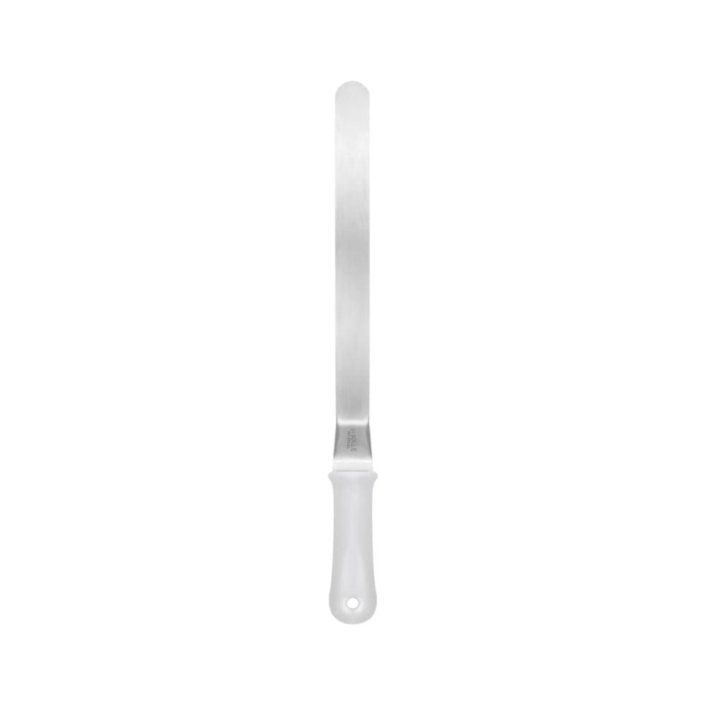 Espátula repostería curva 10" blanco