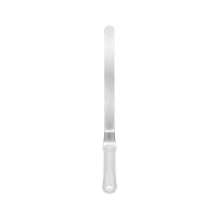 Espátula repostería curva 10" blanco