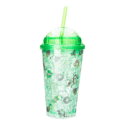 Vaso térmico de plástico 400 ml decorado animales Home Sweet Home