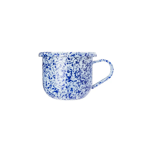 Taza de peltre del No. 7 Coral Azul Macuira