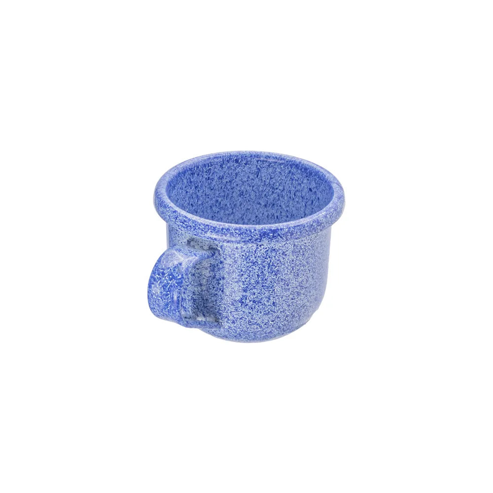 Taza de peltre del No. 7 Arena Azul Macuira