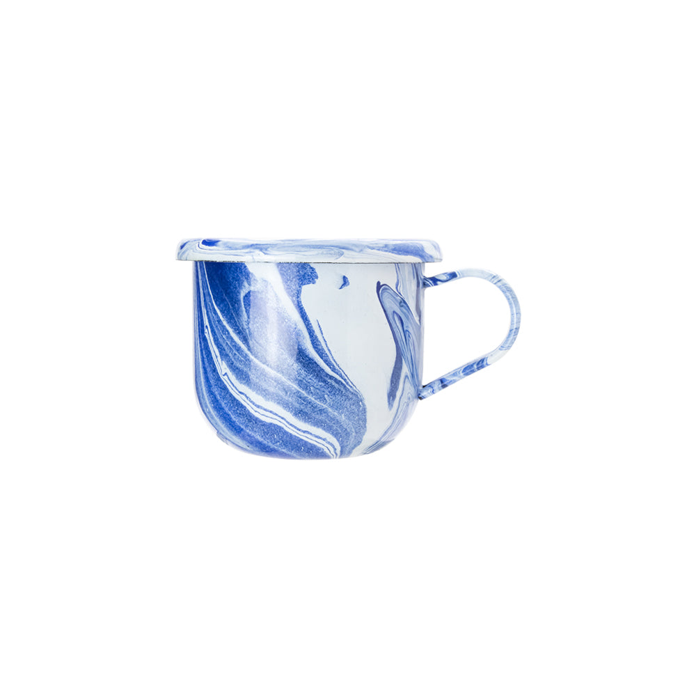 Taza de peltre del No. 7 Duna Azul Macuira