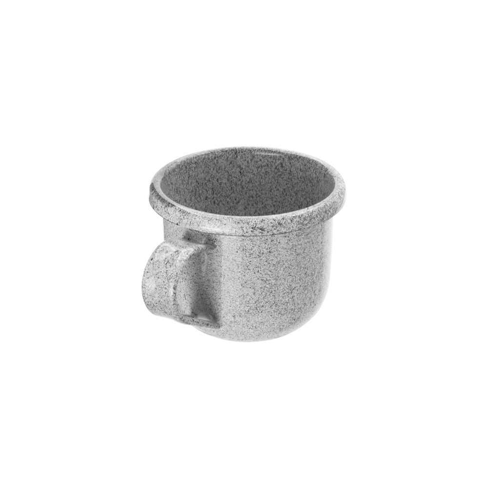 Taza de peltre del No. 7 Arena Negro Macuira