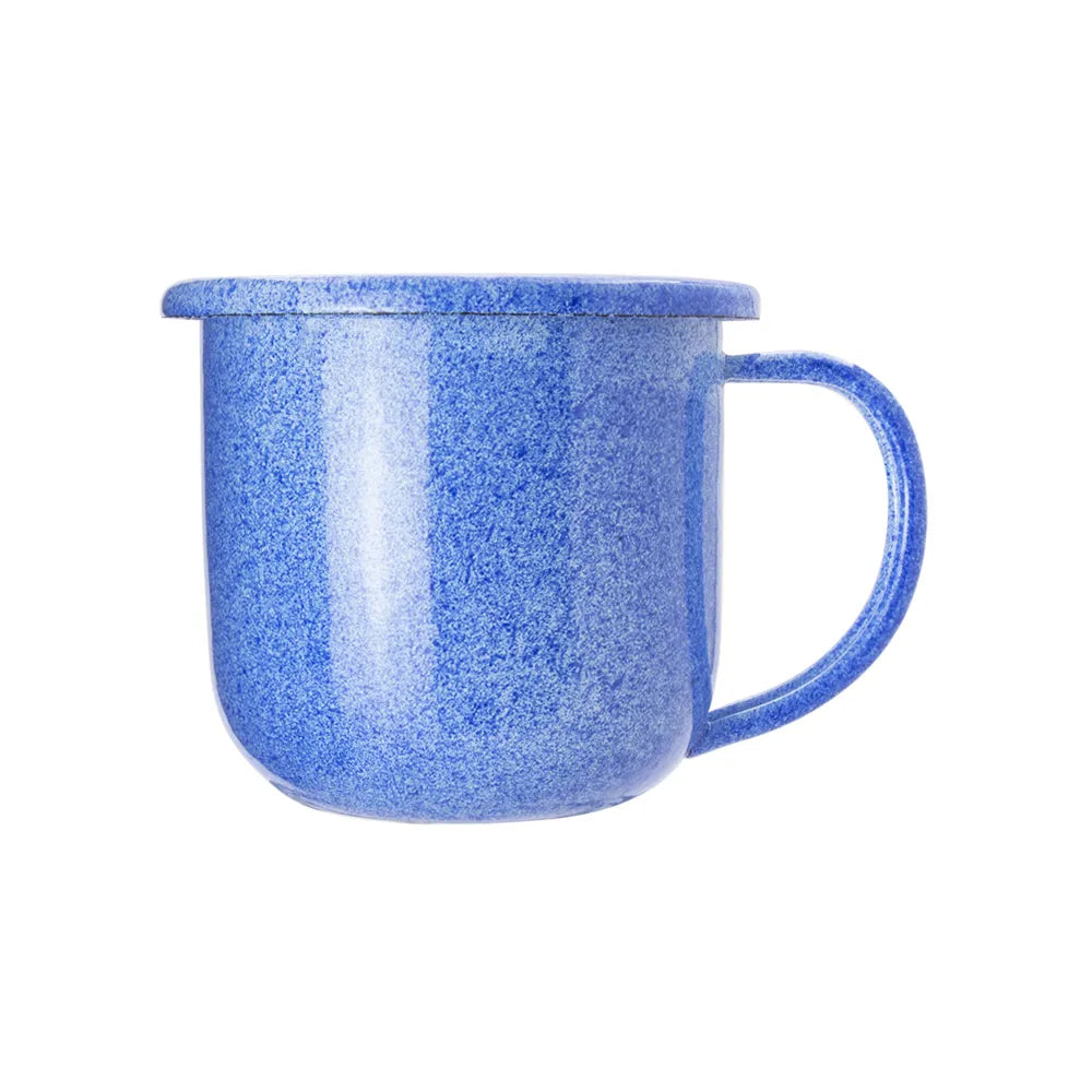 Taza de peltre del No. 8 Arena Azul Macuira