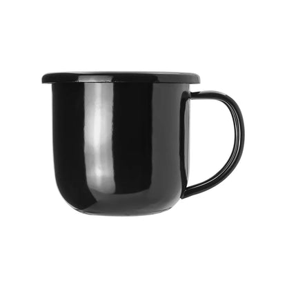 Taza de peltre del No. 8 Profundo Negro Macuira