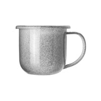 Taza de peltre del No. 8 Arena Negro Macuira